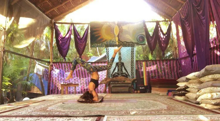 Luxusní stan Hotel Cenote Encantado Tulum Eco-Glamping Camp