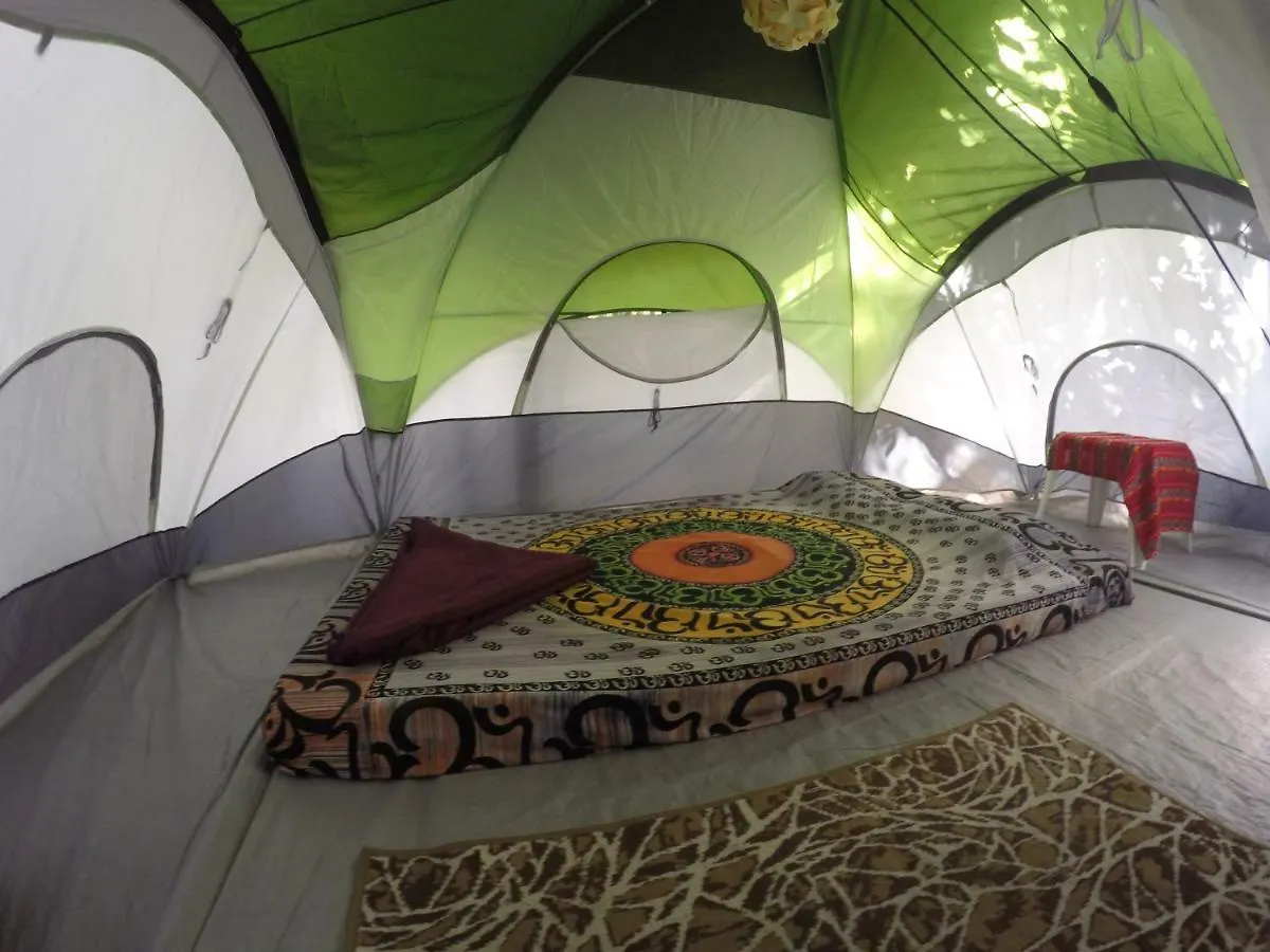 Luxury tent Cenote Encantado Tulum Eco-Glamping Camp Hotel Mexico
